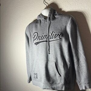 Primitive Gray Sweatshirt Hoodie Pullover